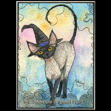 Образы кошек в творчестве Devon_Rex_Witch_cprt