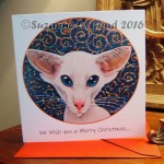 Xmas card Foreign white