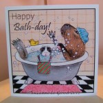 card Little and Large take a bath 2