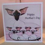 card Triplets mothers day