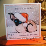 xmas card A Kitten for Christmas